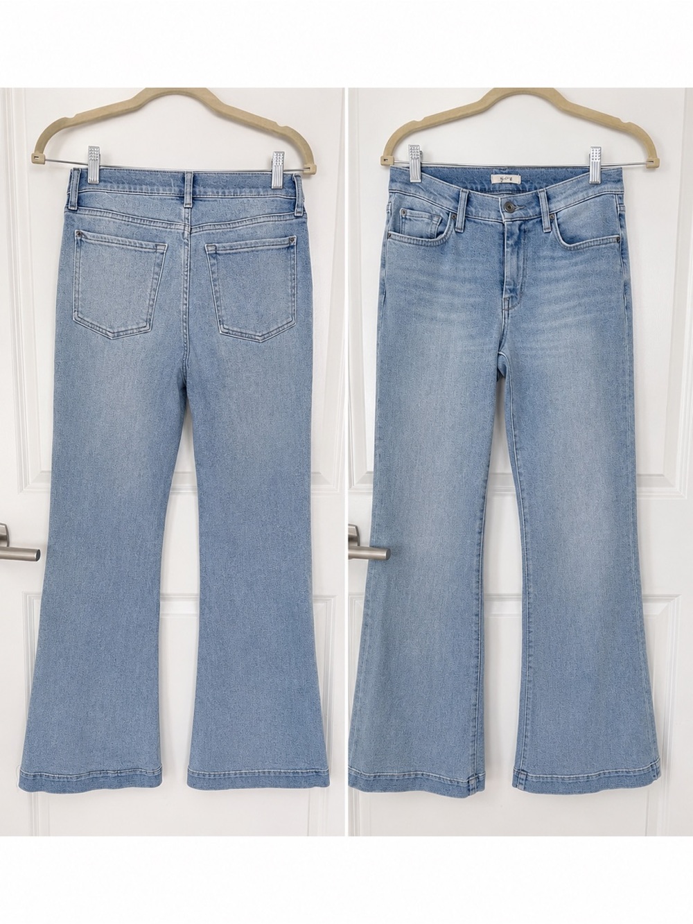 Splendid Light Wash Women's Flare Jeans - Light Blue